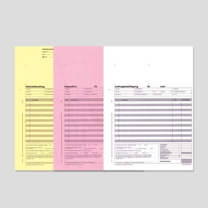 Werkstattaufträge und Rechnungsformulare