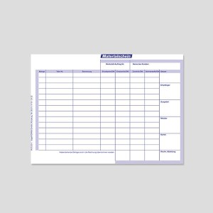 Werkstattformulare