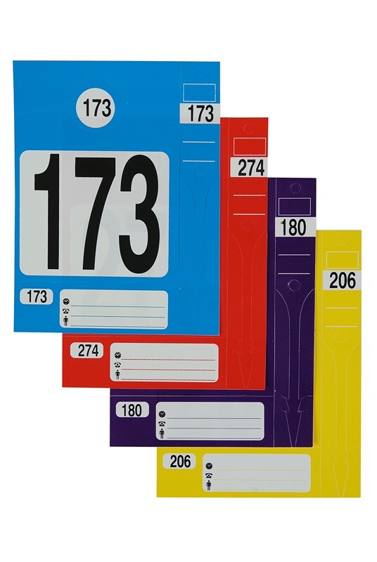 Schlüsselanhänger Set "Leitzahl"
