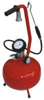 Reifenfüllstation -eichbar- Behälter 10l mit Tankstellenstecker/Manometer 80 mm