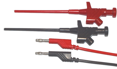 Klemmprüfspitzen-Set mit Greifzange flexibel, 1m Prüfkabel