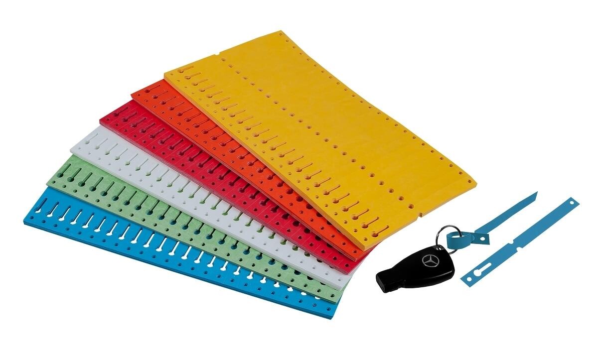 Schlüsselanhänger aus Tyvek, 1.000 Stück/Pack