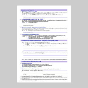 Identifizierung gemäß Geldwäschegesetz, 50 Blatt/Block