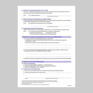 Identifizierung gemäß Geldwäschegesetz, 50 Blatt/Block