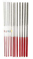 Diamant "micro" Rundfeilen-Set, 12-teilig