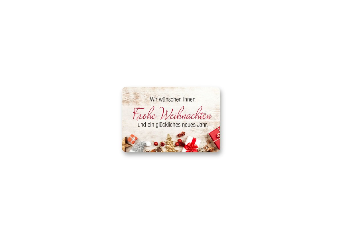 Weihnachtsaufkleber 60 x 40 mm